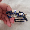 Lapis Lazuli Stone Bracelet (MW) | Mamabug ReCreations - Artisan Jewelry