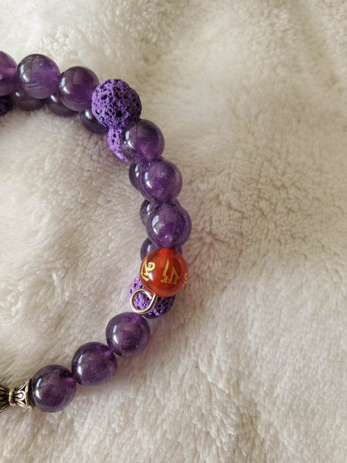 Crown Chakra Bracelet (MW) | Mamabug ReCreations - Artisan Jewelry
