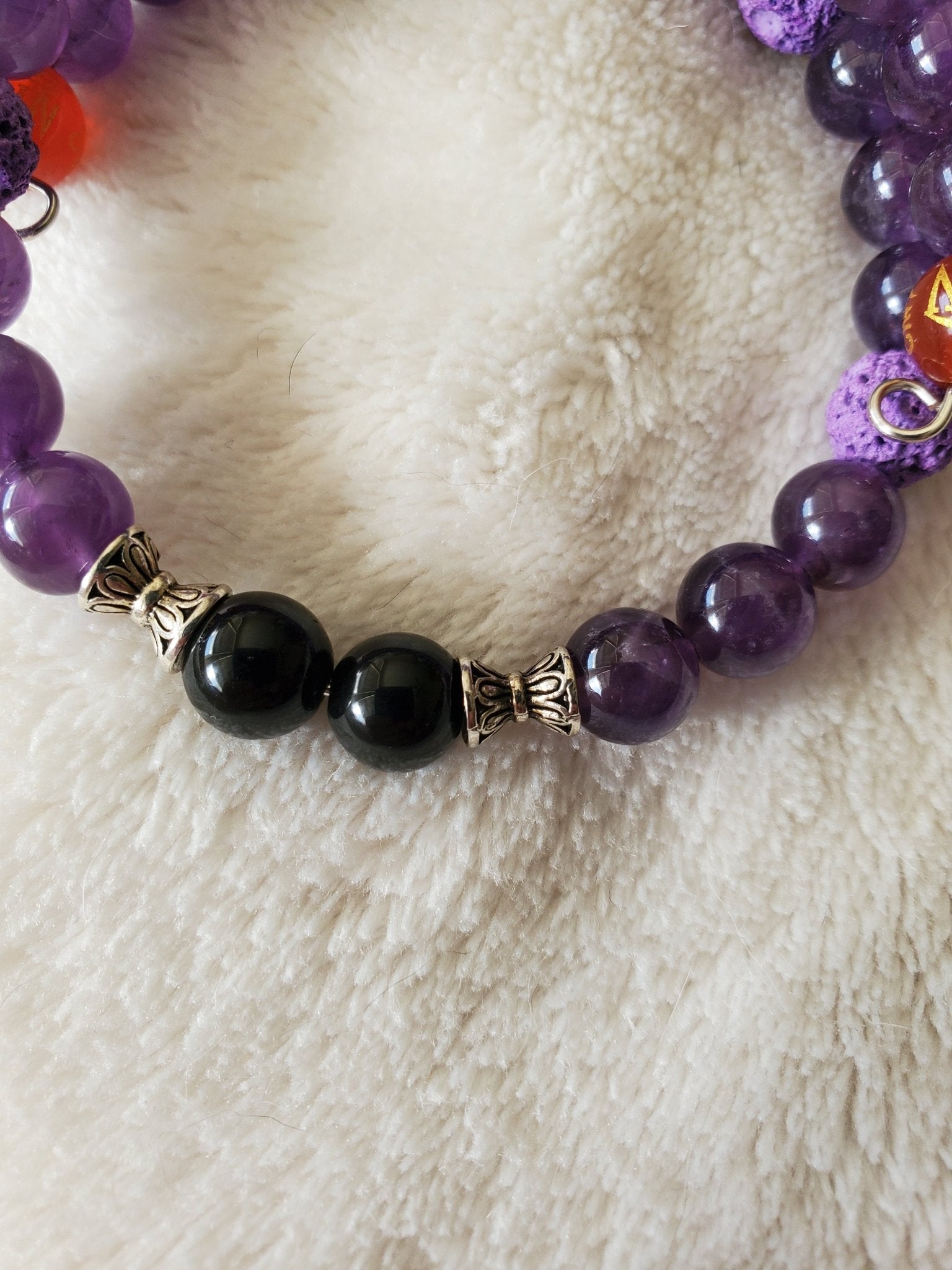 Crown Chakra Bracelet (MW) | Mamabug ReCreations - Artisan Jewelry