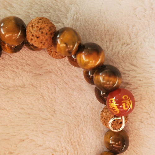Root Chakra Bracelet (MW) | Mamabug ReCreations - Artisan Jewelry