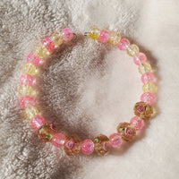 Pink Flowers Bracelet - Blush Pink Edition (MW)