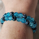 Gypsy Beaded Bracelet - Blue Edition (MW) | Mamabug ReCreations - Artisan Jewelry