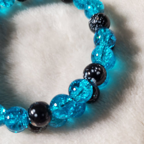 Gypsy Beaded Bracelet - Teal Edition (MW) | Mamabug ReCreations - Artisan Jewelry