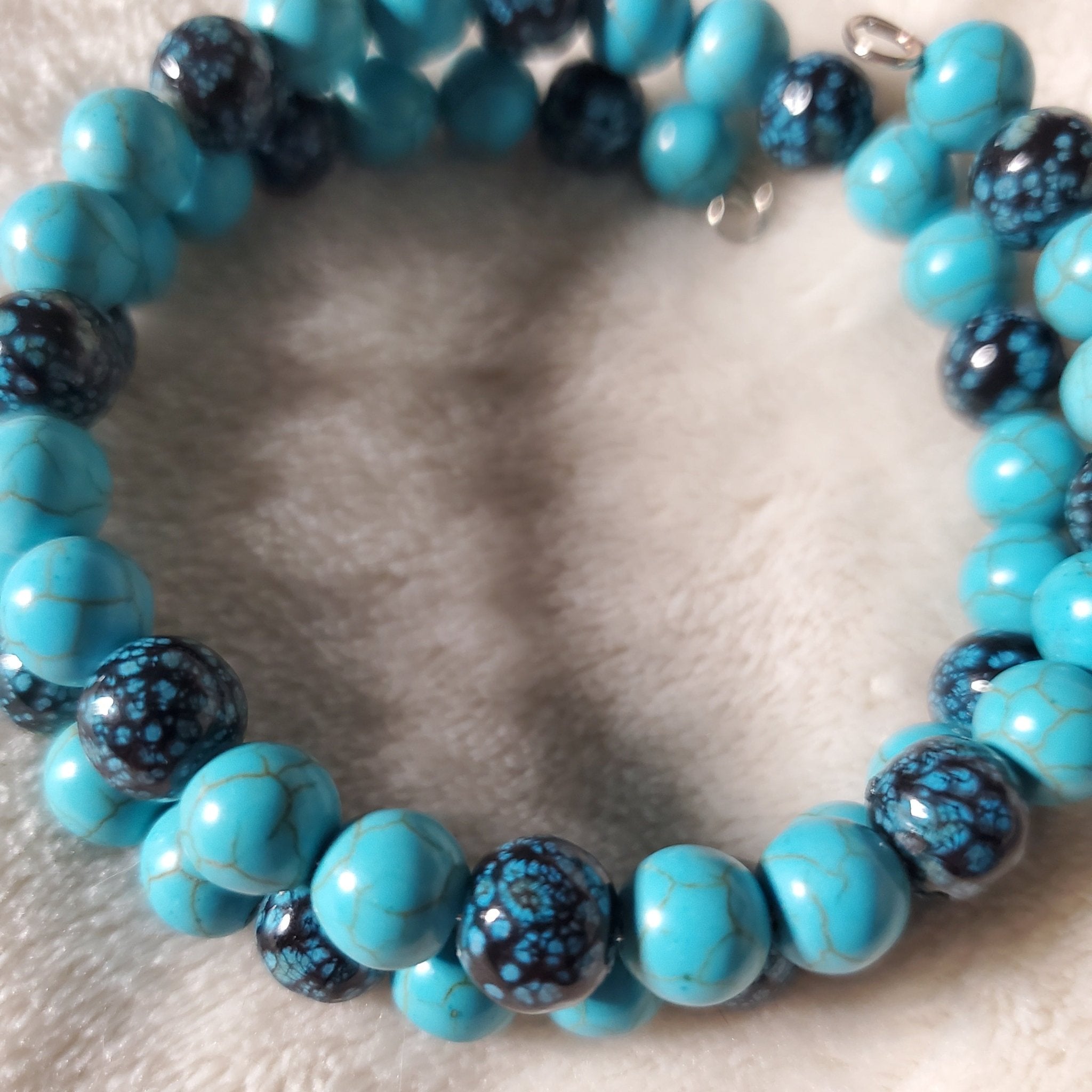 Gypsy Beaded Bracelet - Turquoise Edition (MW) | Mamabug ReCreations - Artisan Jewelry