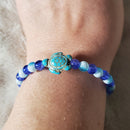 Turquoise Turtle Bracelet (MW) | Mamabug ReCreations - Artisan Jewelry