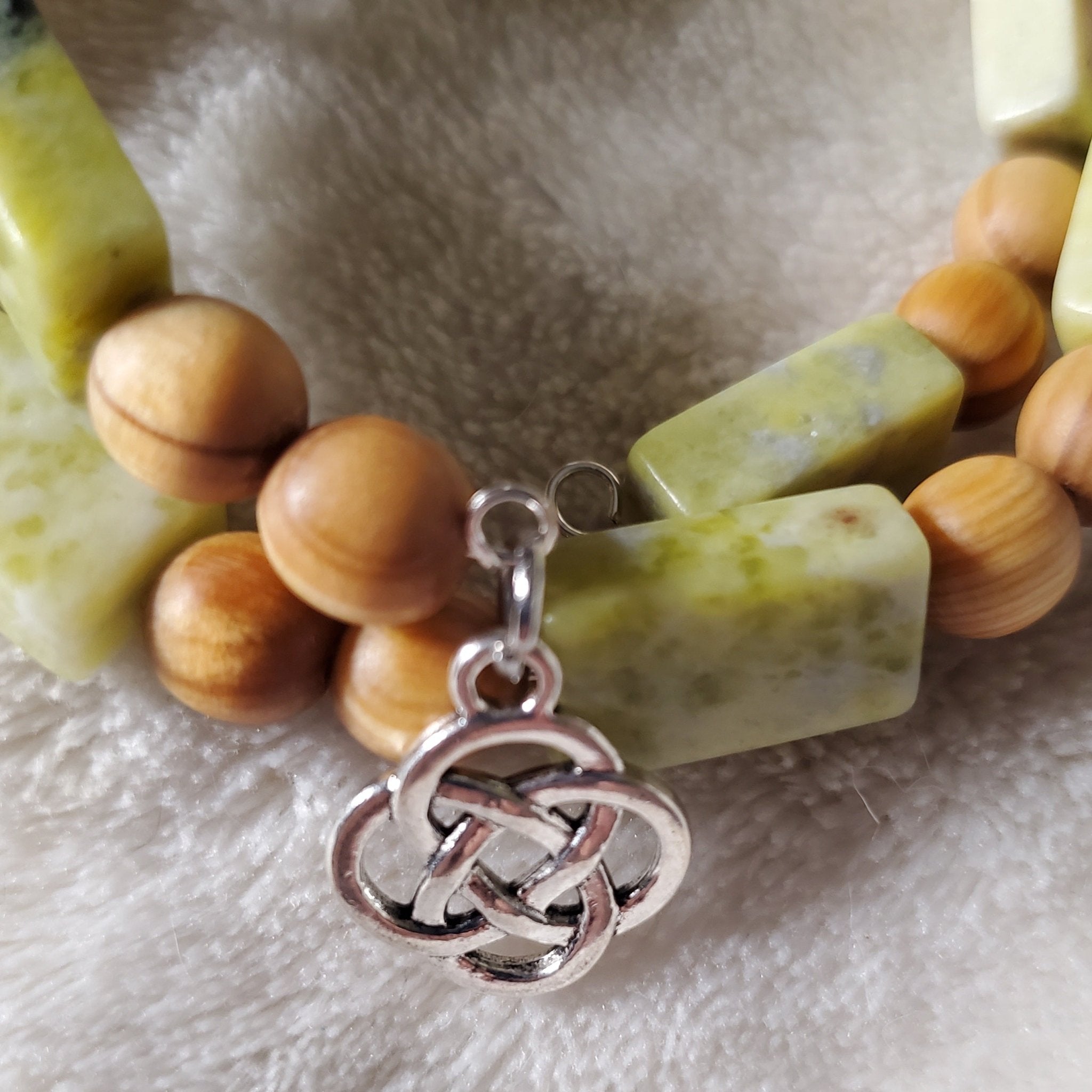 Celtic Knot Charm Bracelet (MW) | Mamabug ReCreations - Artisan Jewelry