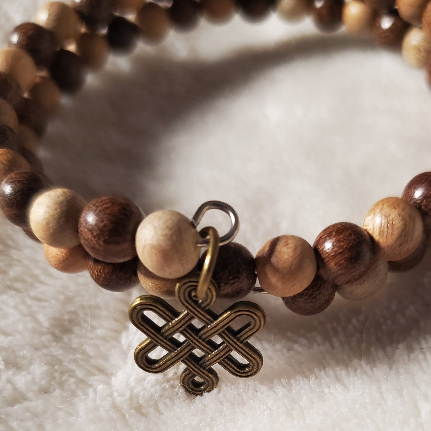 Antique Brass Infinity Knot Bracelet (MW)