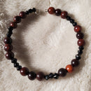 Black and Red Beaded Bracelet (MW) | Mamabug ReCreations - Artisan Jewelry