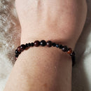 Black and Red Beaded Bracelet (MW) | Mamabug ReCreations - Artisan Jewelry