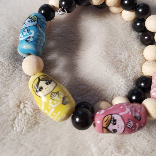 Russian Nesting Dolls Bracelet (MW) | Mamabug ReCreations - Artisan Jewelry