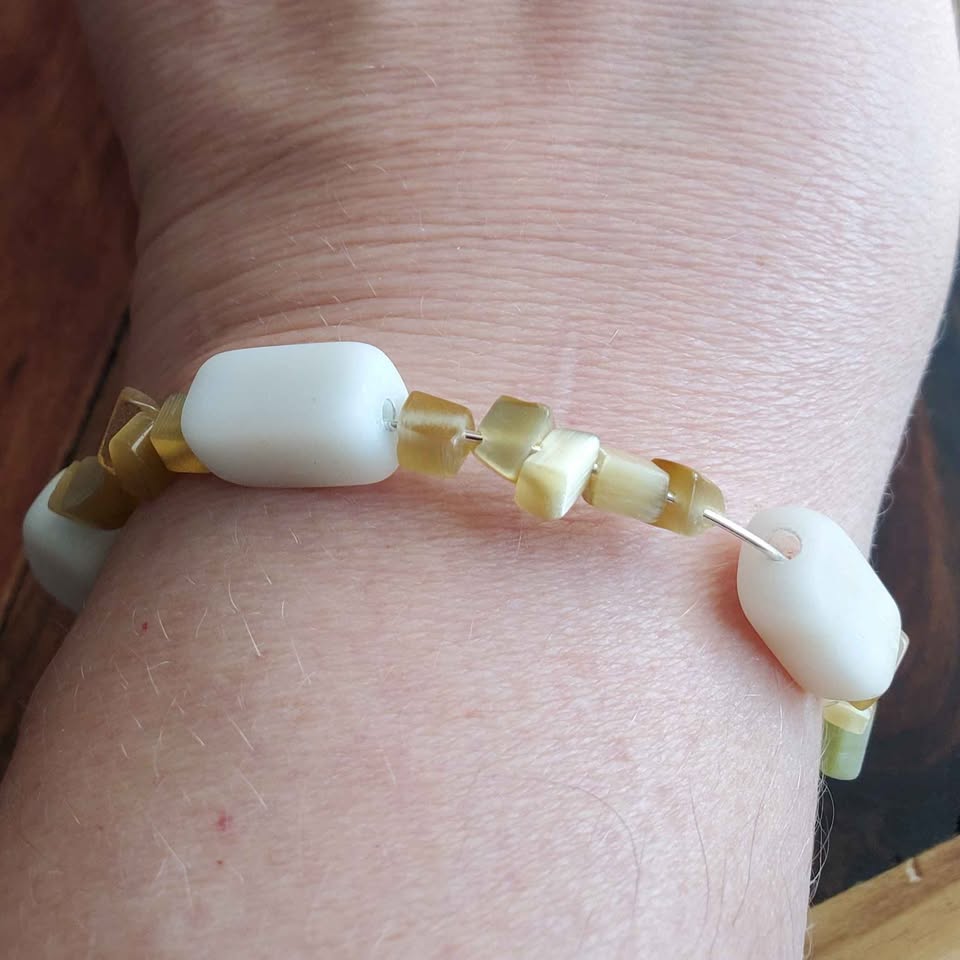 Earthy Stone Bracelet (MW) | Mamabug ReCreations - Artisan Jewelry