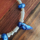 Blue and White Bracelet (MW) | Mamabug ReCreations - Artisan Jewelry
