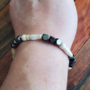 Black and White Bracelet (MW) | Mamabug ReCreations - Artisan Jewelry