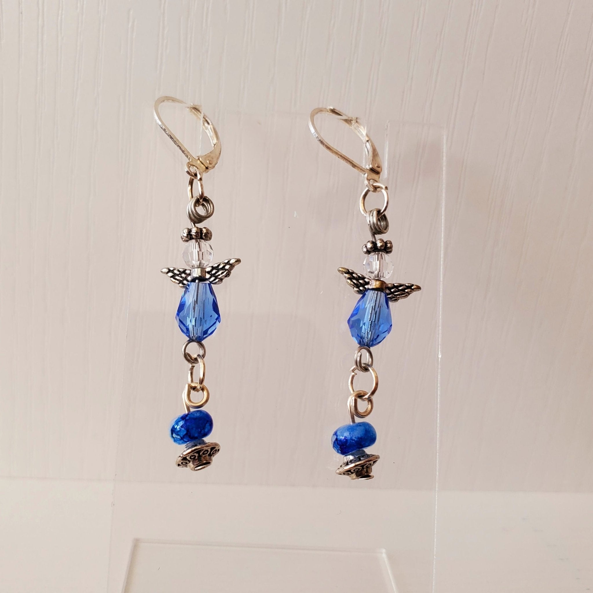 Blue Angel Earrings | Mamabug ReCreations - Artisan Jewelry