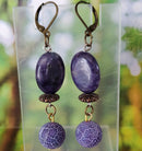 Cobalt Blue Earrings | Mamabug ReCreations - Artisan Jewelry