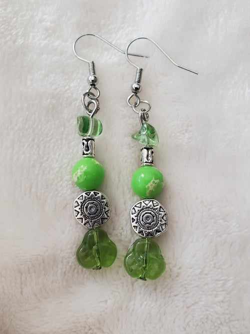 Springtime Sun Earrings | Mamabug ReCreations - Artisan Jewelry