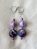 Purple Gourd Earrings | Mamabug ReCreations - Artisan Jewelry