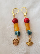 Chinese Inspired Earrings | Mamabug ReCreations - Artisan Jewelry