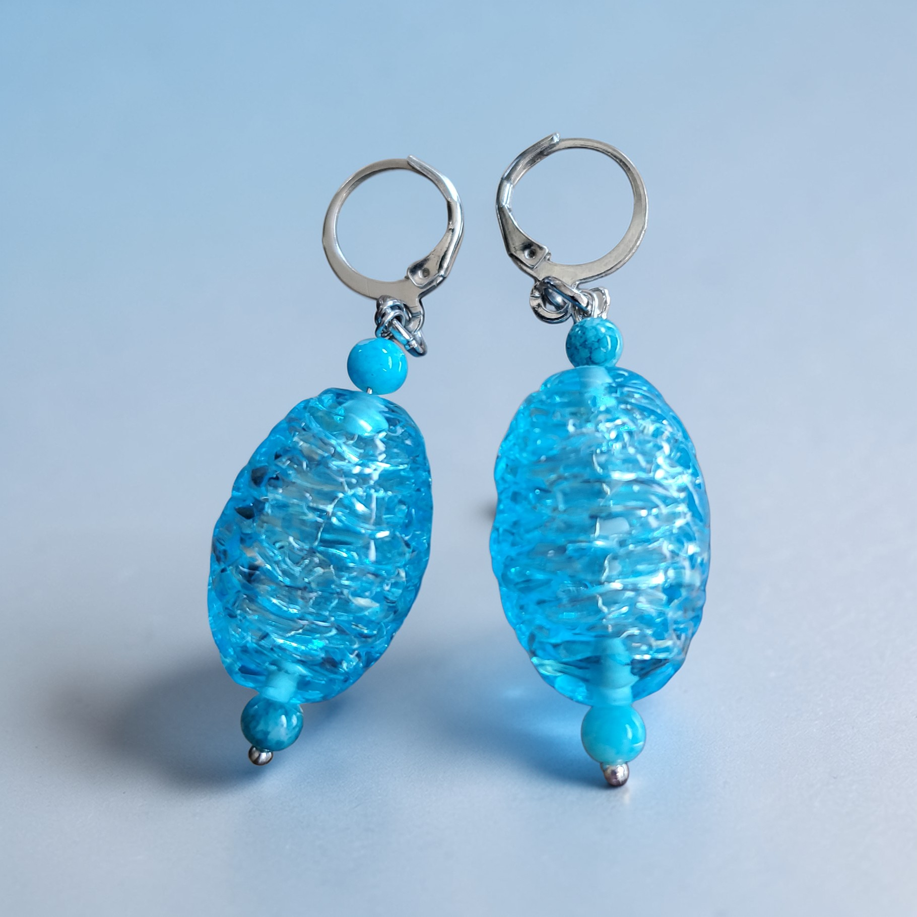 Blue Hive Earrings