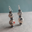Japanese Inspired Earrings | Mamabug ReCreations - Artisan Jewelry