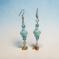 Turquoise Turtle Earrings