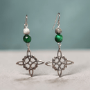Silver Celtic Cross Knot Earrings | Mamabug ReCreations - Artisan Jewelry