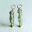 Celery Green Earrings | Mamabug ReCreations - Artisan Jewelry
