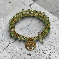 Gold Tree of Life Charm Bracelet (MW)