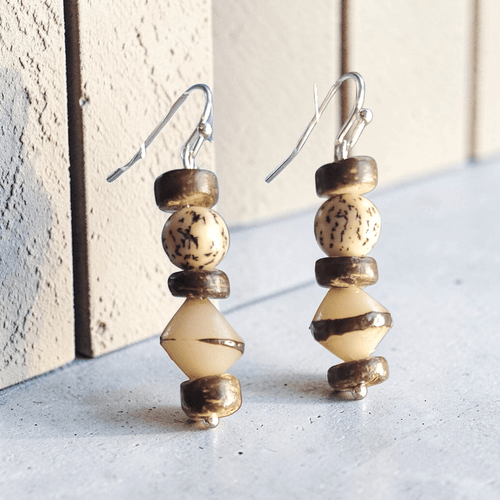 Recycled Seed Beaded Jewelry Set (MW) | Mamabug ReCreations - Artisan Jewelry