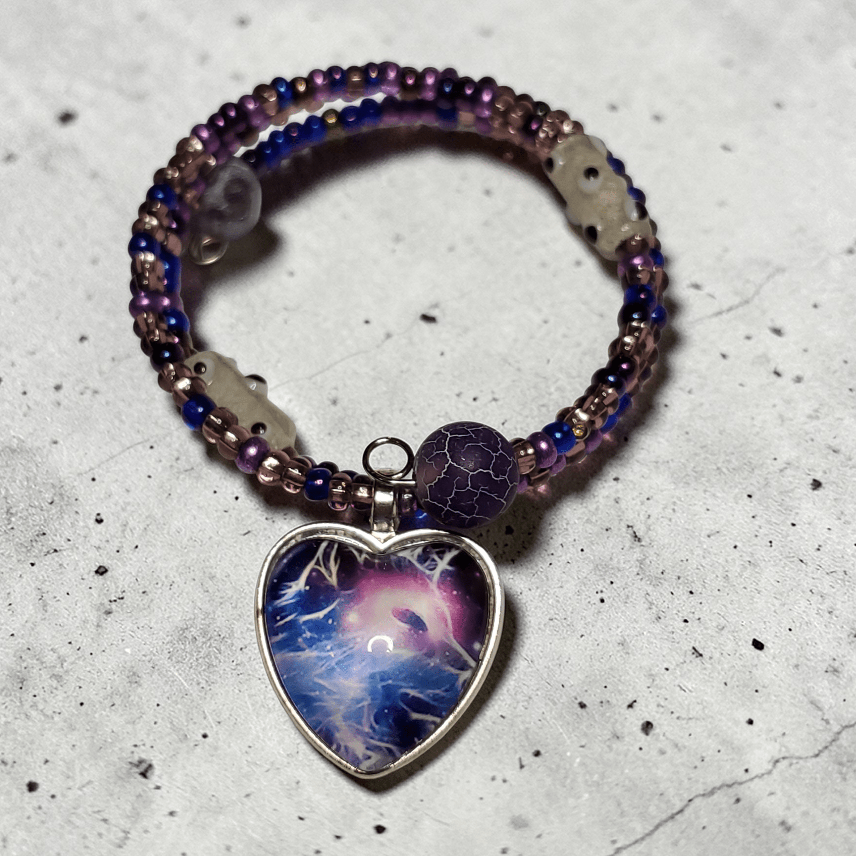 Electric Seas Bracelet - Metallic Purple (MW)