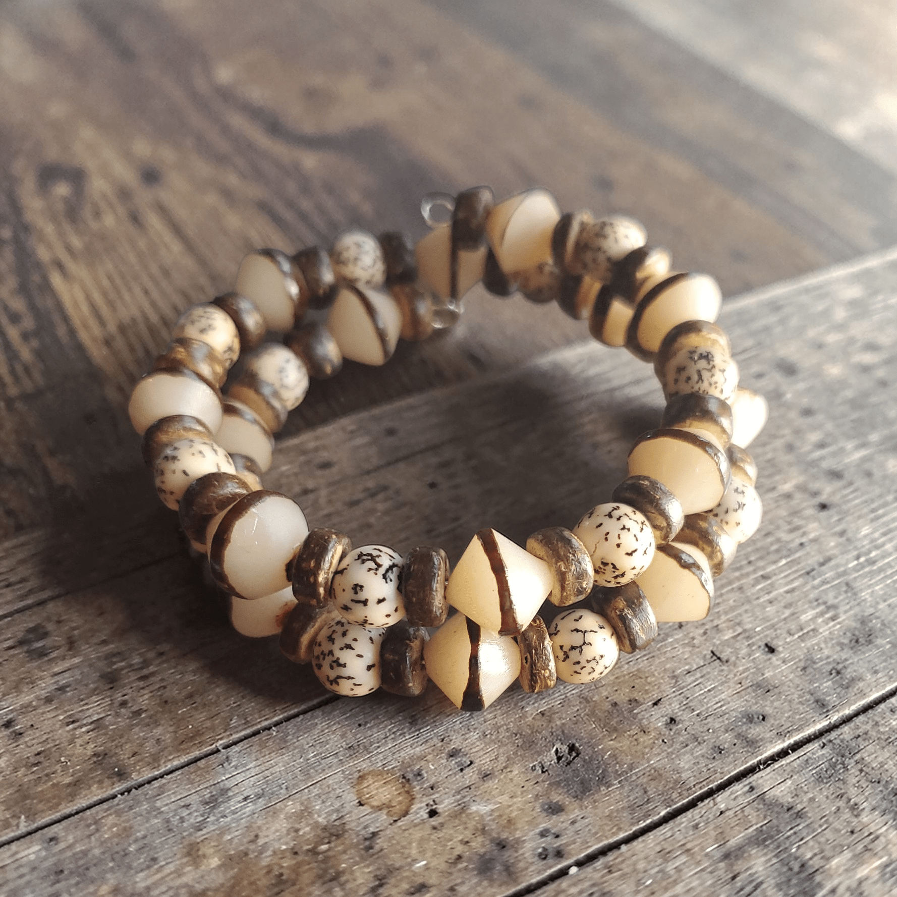 Recycled Seed Beaded Jewelry Set (MW) | Mamabug ReCreations - Artisan Jewelry