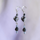 Blue Shells Earrings | Mamabug ReCreations - Artisan Jewelry