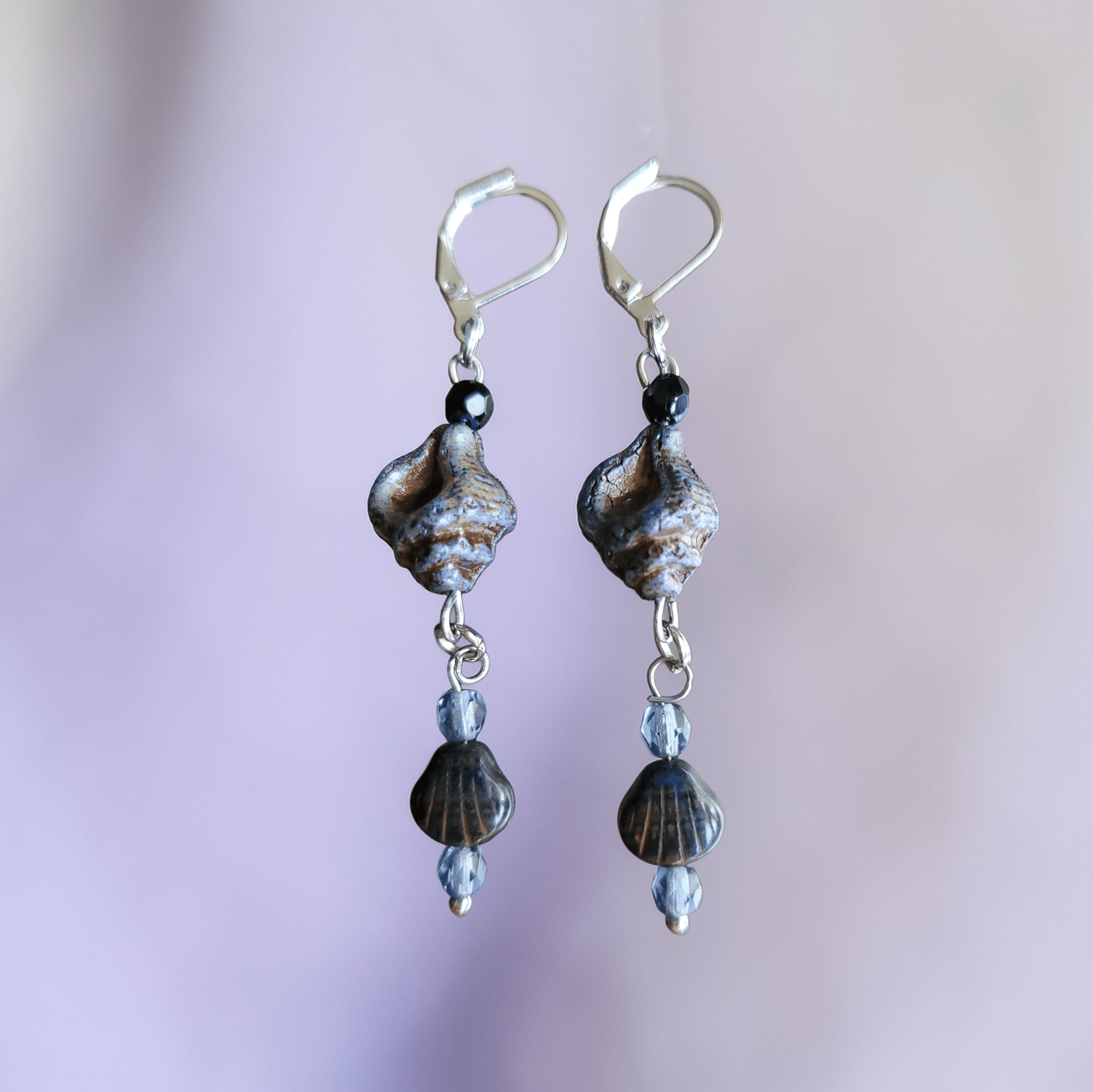 Blue Shells Earrings