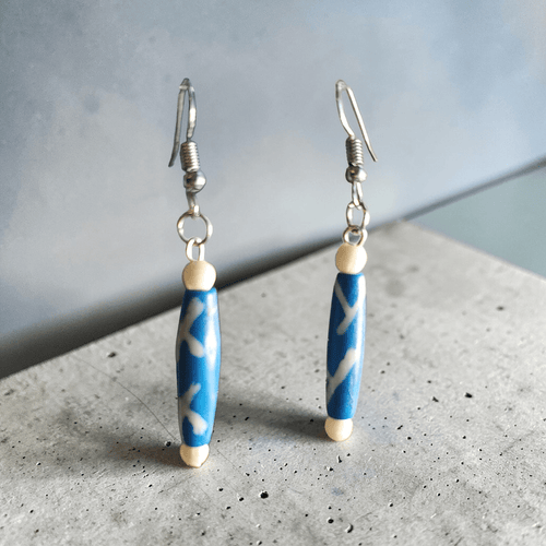 Drum Inspired Earrings | Mamabug ReCreations - Artisan Jewelry