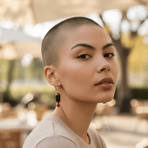 Golden Black Earrings | Mamabug ReCreations