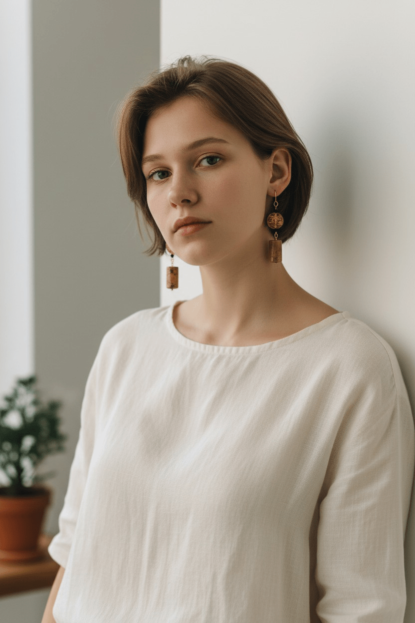 Honey Gold Earrings | Mamabug ReCreations - Artisan Jewelry