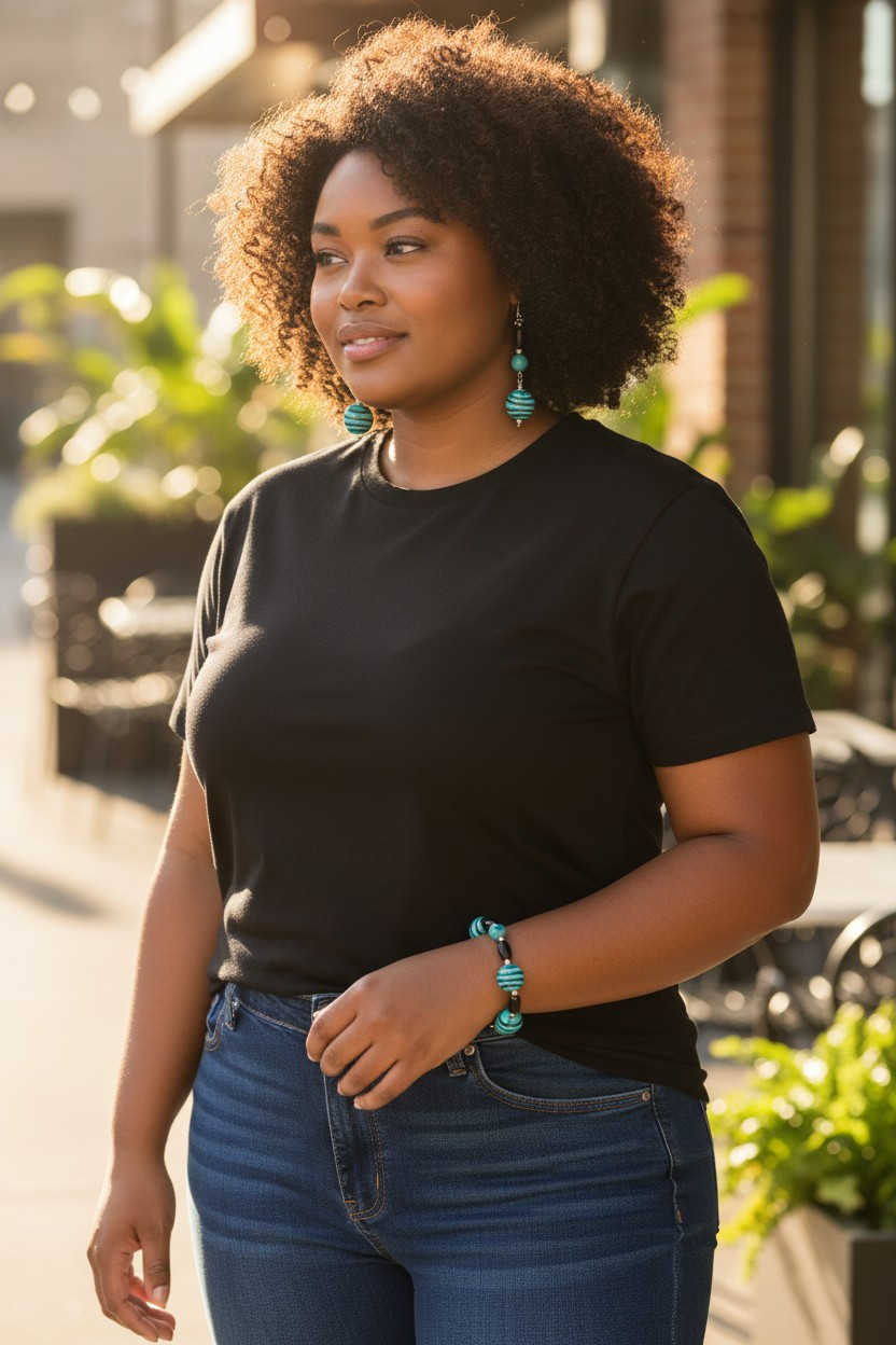 Blue Tiger Jewelry Set (MW)