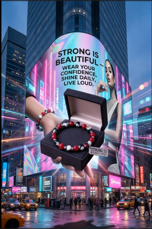 Strong is Beautiful Bracelet (MW) | Mamabug ReCreations - Artisan Jewelry
