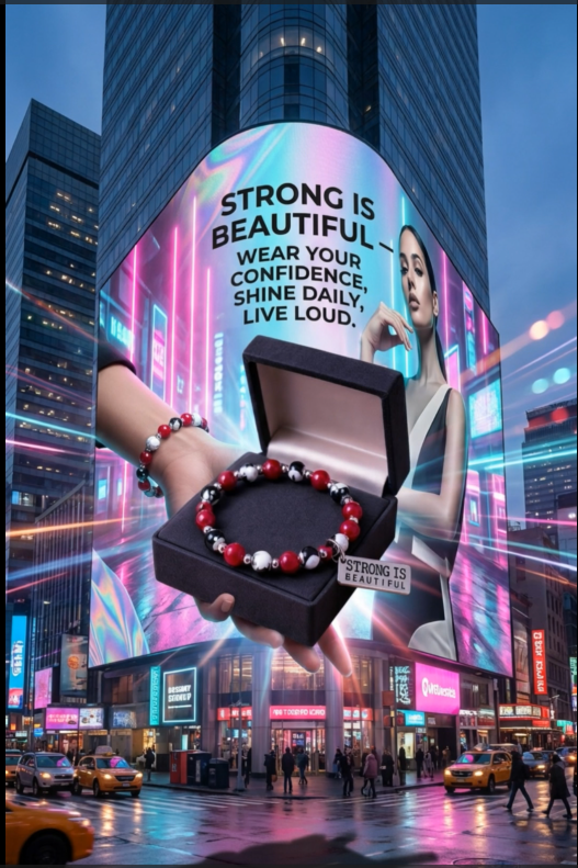 Strong is Beautiful Bracelet (MW) | Mamabug ReCreations - Artisan Jewelry