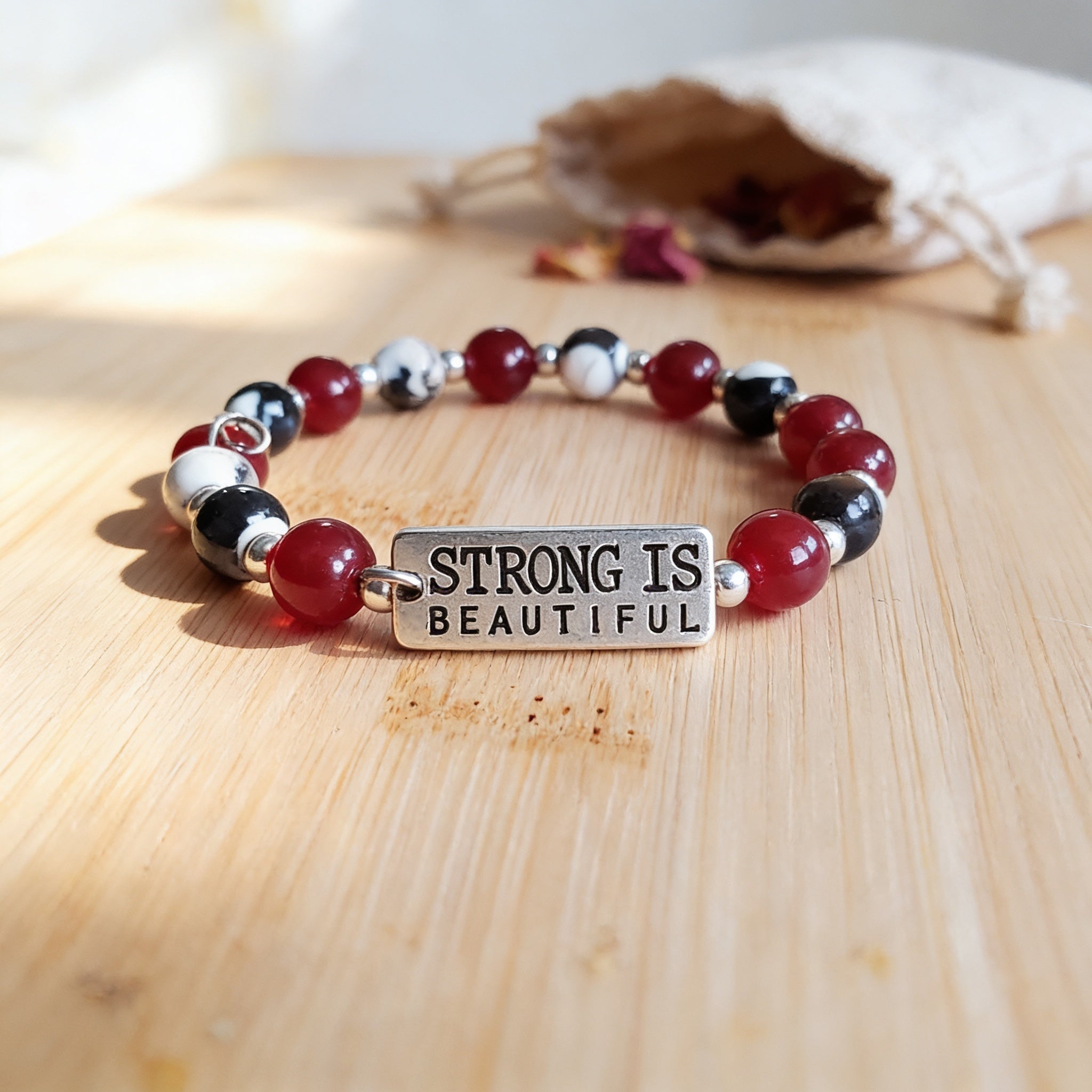 Strong is Beautiful Bracelet (MW) | Mamabug ReCreations - Artisan Jewelry